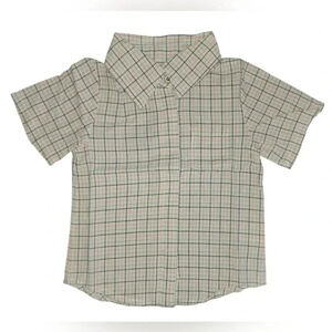 Miki Miette Plaid Button Up